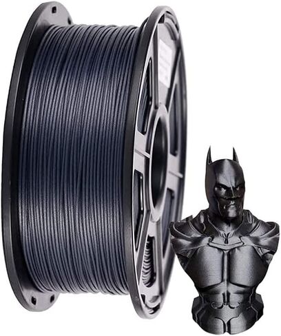 PLA Filament خيوط الطابعة ثلاثية الأبعاد من ألياف الكربون 1.75 مم 20% دقة أبعاد ألياف الكربون +/- 0.03 مم 1 كجم 2.2 رطل بكرة سوداء in Saudi Arabia