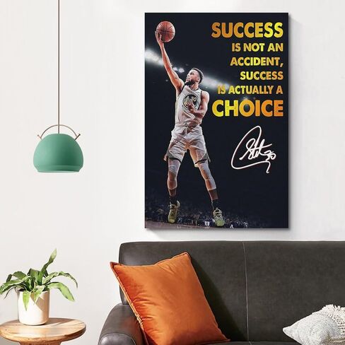 ملصق يوشان ستيفن كاري لكرة السلة NBA ملصق ديكور فني لوحة فنية جدارية جمالية لديكور غرفة النوم 12 × 18 بوصة (30 × 45 سم) 5 in Saudi Arabia