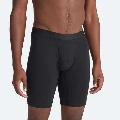 MeUndies – Men’s Long Boxer Briefs with Fly – 9" Inseam with Breathable and Comfortable Tencel Micro Modal Fabric in Saudi Arabia