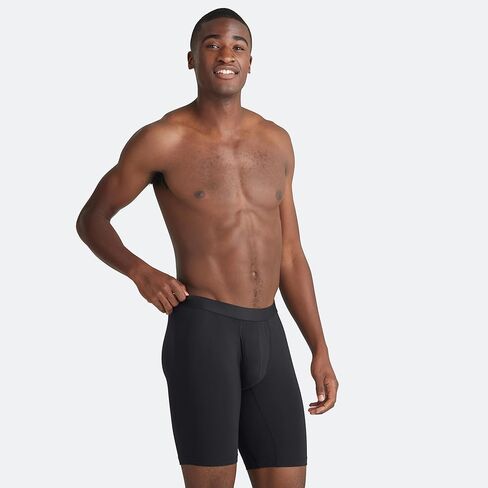 MeUndies – Men’s Long Boxer Briefs with Fly – 9" Inseam with Breathable and Comfortable Tencel Micro Modal Fabric in Kuwait