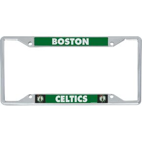 Desert Cactus Boston Celtics Team NBA Metal License Plate Frame for Front or Back of Car Officially Licensed (Team Name)