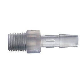 Cole-Parmer Male Pipe Adapter, Polyethylene, 3/4" x 3/8", 10 Pack