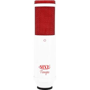 MXL TEMPO-KR Mac and PC Compatible USB 2.0 Powered Condenser Microphone - White/Red