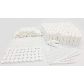 Essenial Oil Aromatherapy Blank Nasal Inhtaler Tubes (includes 100 inhalers+110 unscented wicks+5 Plastic Droppers+2Plastic Tweezers)