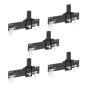 uxcell 5pcs Fader Variable Resistors Mixer 40mm Straight Slide Potentiometer B503 50K Ohm Linear Single Potentiometers for Dimming Tuning