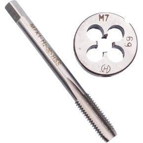 HSS M7 x 1mm Tap and M7 x 1.0mm Die Metric Thread Right Hand