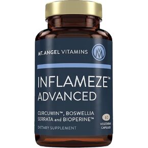 Mt. Angel Vitamins: Inflameze Advanced. Joint Health, Collagen Protection, Turmeric Supplement, 60 capsules