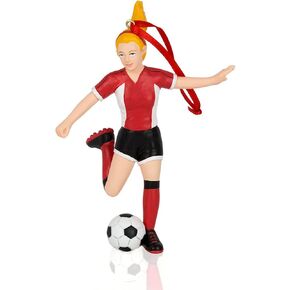 Soccer Christmas Ornament | Soccer Ornaments by ChalkTalkSPORTS | Girl | Blonde