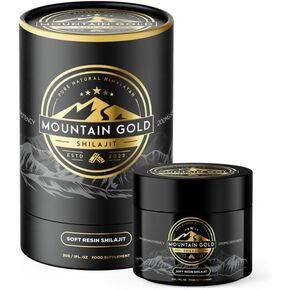MOUNTAIN GOLD Shilajit Resin Shilajit, Natural Himalayan Shilajit - 100% Pure Shilajit, Rich in Humic & Fulvic Acid, Immunes System Booster, Shilajit Pure, Vegan (1)