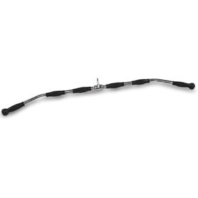Body-Solid Tools Pro-Grip Lat Bar Cable Attachment for Gym, Functional Trainer with Curl Cable Bar Attachments, Ideal for Lat Pulldown, Tricep and Shoulder Workouts