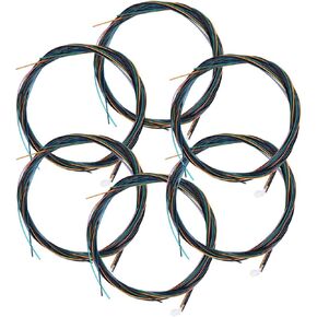 Environmental Guitar Strings Colored Nylon String, Copper Alloy Classic Folk Acoustic Guitar String Acoustic Guitar Strings set for Acoustic Guitar