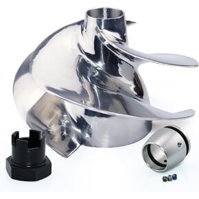 Captain Impeller Kit Replace for Solas YV-CD-13/18, fit Yamaha WaveRunner GP1800 SVHO, FC1800, FX SVHO, FX Cruiser SVHO, FX Limited SVHO, FZR, FZS, GX1800, 3 Blade 160mm Impeller with Wrench and Seal