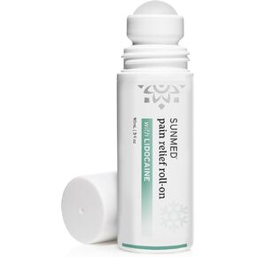 Lidocaine 4% Roll-On Pain Relief - Topical Hemp Oil Extract Rub for Targeted Discomfort Relief - Portable Recovery Product for Athletes