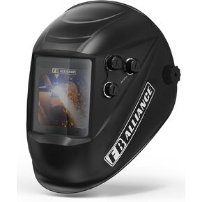 3.94"×3.82" Large Viewing Welding Helmet, True Color Auto Darkening Welding Helmet, Solar/Rechageable Battery Power Welding Hood With 4 Arc Sensor, Wide Shade 4/5-9/9-13 Welding Mask For TIG MIG ARC