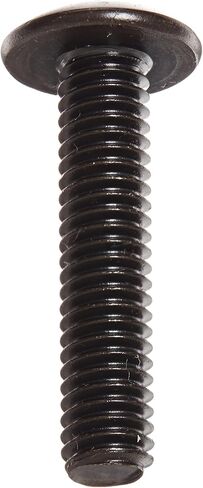 Small Parts 3124MPTB Steel Truss Head Machine Screw, Black Oxide Finish, Meets ASME B18.6.3, #4 Phillips, 5/16"-18 Thread Size, 1-1/2" Length, Fully Threaded, Imported (Pack of 25) in Saudi Arabia