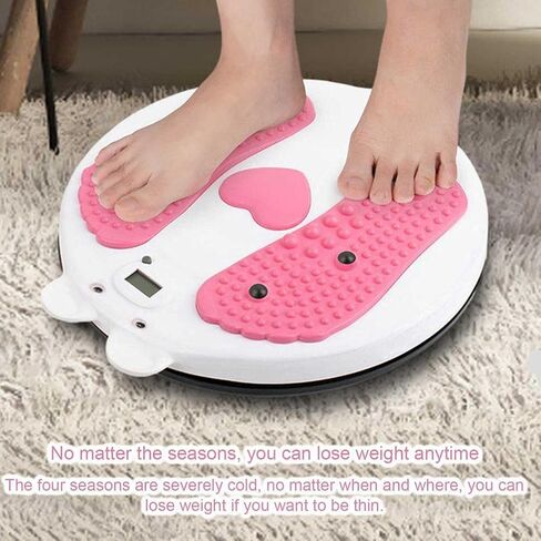 Board, Twisting Waist Disc, Waist Shaping Machine, Body Shaping Twisting Waist Machine Rotating Board Sports Equipment with Intelligent Calculation in Saudi Arabia