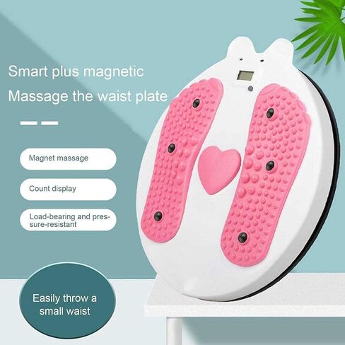 Board, Twisting Waist Disc, Waist Shaping Machine, Body Shaping Twisting Waist Machine Rotating Board Sports Equipment with Intelligent Calculation in Saudi Arabia