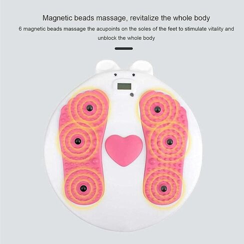Board, Twisting Waist Disc, Waist Shaping Machine, Body Shaping Twisting Waist Machine Rotating Board Sports Equipment with Intelligent Calculation in Saudi Arabia