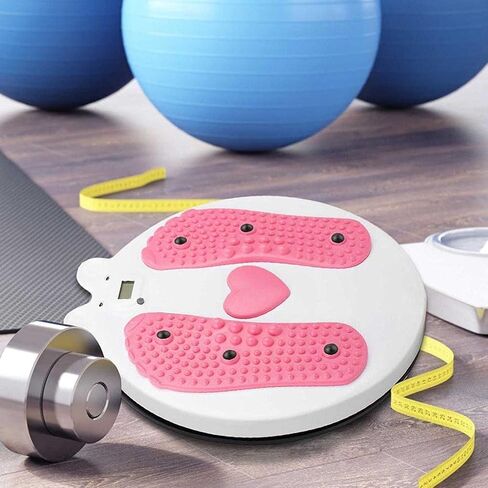Board, Twisting Waist Disc, Waist Shaping Machine, Body Shaping Twisting Waist Machine Rotating Board Sports Equipment with Intelligent Calculation in Saudi Arabia