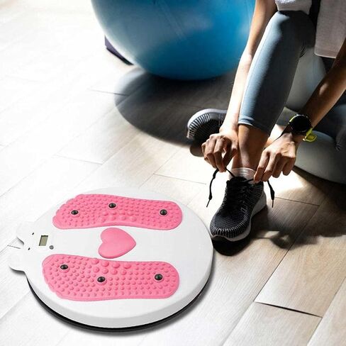 Board, Twisting Waist Disc, Waist Shaping Machine, Body Shaping Twisting Waist Machine Rotating Board Sports Equipment with Intelligent Calculation in Saudi Arabia