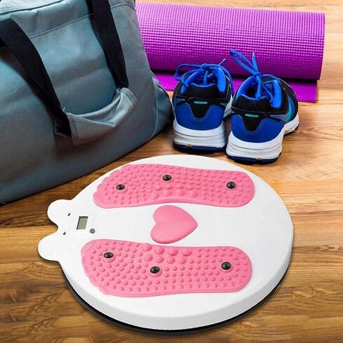 Board, Twisting Waist Disc, Waist Shaping Machine, Body Shaping Twisting Waist Machine Rotating Board Sports Equipment with Intelligent Calculation in Saudi Arabia