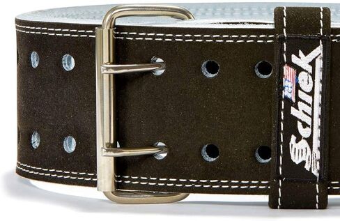 حزام قوة المنافسة مع جلد سويدي باللون الأسود الحجم: XXL in Kuwait