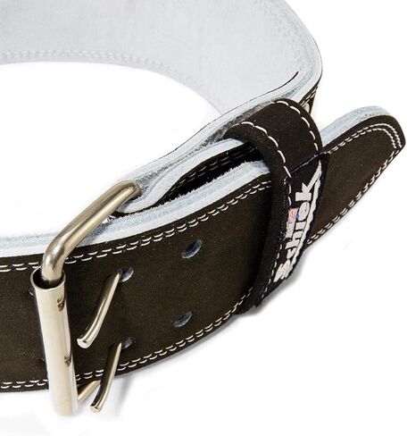 حزام قوة المنافسة مع جلد سويدي باللون الأسود الحجم: XXL in Kuwait