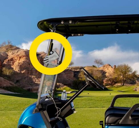 Magnetic Golf Glove Holder for Golf Carts - Strong-Hold Magnets & Velcro Panel - Keep Gloves Dry Premium Golf Cart Accessories - Extend Glove Life 1-3+ months in Saudi Arabia