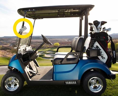 Magnetic Golf Glove Holder for Golf Carts - Strong-Hold Magnets & Velcro Panel - Keep Gloves Dry Premium Golf Cart Accessories - Extend Glove Life 1-3+ months in Saudi Arabia