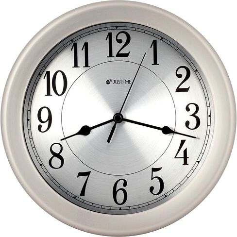 8.5 inch Water Resistant Wall Clock for Bathroom Clock Wall Decor Small Space Kitchen Clocks Office Boat RV Silent Wall Clock Non Ticking in Saudi Arabia