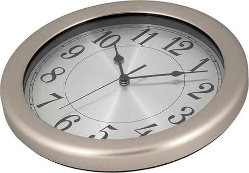 8.5 inch Water Resistant Wall Clock for Bathroom Clock Wall Decor Small Space Kitchen Clocks Office Boat RV Silent Wall Clock Non Ticking in Saudi Arabia