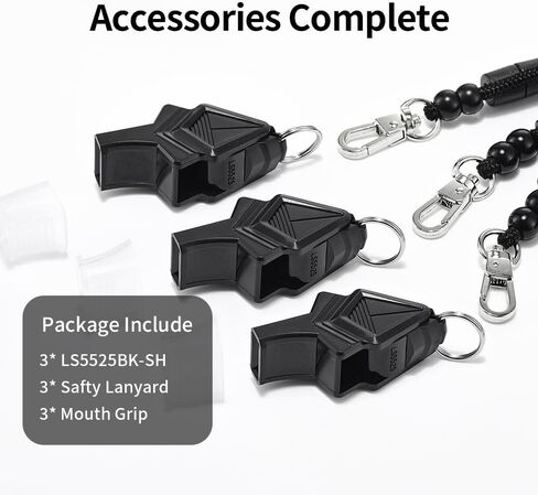 صافرة، 3 عبوات من صفارات كرة السلة البلاستيكية بدون حبل مع حبل للمدربين والحكام والمعلمين والشرطة in Kuwait