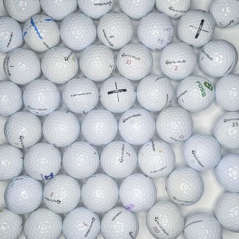 Afford-A-Ball Golf. (50 Pack) Recycled for Taylormade white Golf Ball Mix. Golf Supplies for Men & Women. Best budget golf balls. in Saudi Arabia