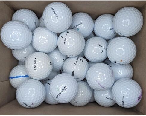 Afford-A-Ball Golf. (50 Pack) Recycled for Taylormade white Golf Ball Mix. Golf Supplies for Men & Women. Best budget golf balls. in Saudi Arabia