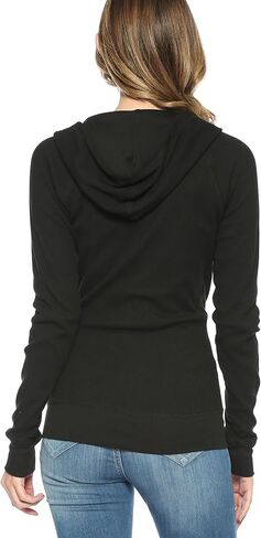 Urban Look Women's Casual Light Weight Thermal Zip Up Hoodies in Kuwait