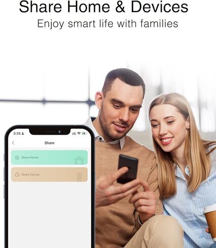 موسع القابس الذكي GHome، مقابس WiFi الذكية المتوافقة مع Alexa وGoogle Home، منفذ ذكي لحماية الطفرة مع جهاز تحكم عن بعد ومؤقت، مآخذ مزدوجة، لا يتطلب محورًا، قائمة ETL FCC، عبوتان in Kuwait