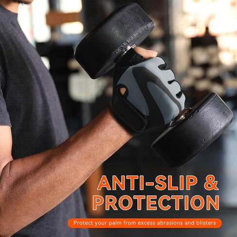 قفازات ركوب الدراجات من OZERO للرجال: قفازات جل قابلة للتنفس لركوب الدراجات على الطرق الجبلية، قفاز دراجة مضاد للانزلاق للياقة البدنية وصالة الألعاب الرياضية والتدريب والرياضات الخارجية باللون الرمادي in Kuwait