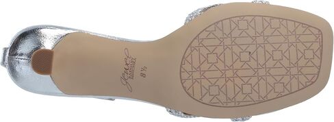 Jewel Badgley Mischka Hayzel Metallic Kitten Heel Sandal in Kuwait