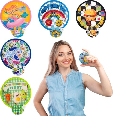 5 عبوات من مروحة اليد القابلة للطي، مروحة قابلة للطي، مروحة قابلة للطي على شكل رسوم متحركة، مراوح يدوية للنساء قابلة للطي، مناسبة للزينة لحفلات الصيف in Kuwait