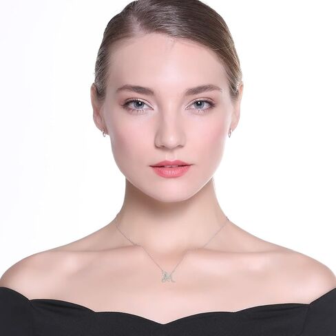 VIKI LYNN Initial Necklace for Women 925 Sterling Silver 26 Alphabets Letter and Angel Necklace in Saudi Arabia