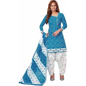Miraan Women's Cotton Printed Readymade Salwar Suit