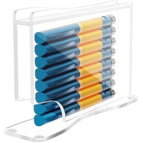 Beautyflier Insulin Pen Holder for Fridge, Insulin Pen Storage Box, Insulin Pen Holder Organizer Case Daily Use Lightweight, Space Saving, Insulin Pen Not Included (S-Sized)