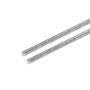 uxcell 2Pcs M3 x 200mm Fully Threaded Rod 304 Stainless Steel Right Hand Threads