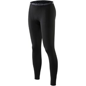 Men’s Compression Pants Athletic Compression Leggings Sports Tights Fit Running Base Layer Workout Basketball Gym
