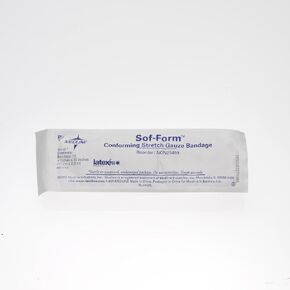 Medline Sterile Conforming Stretch Gauze Bandages, 6" x 80", Ideal for Wound Care, Pack of 6