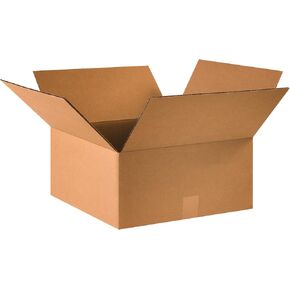 PARTNERS BRAND 15 x 15 x 7 Corrugated Cardboard Boxes, Medium 15"L x 15"W x 7"H, Pack of 25 | Shipping, Packaging, Moving, Storage Box for Home or Business, Strong Wholesale Bulk Boxes