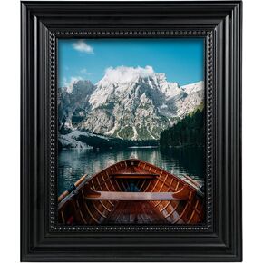 8x10 Picture Frame, Table Top or Wall Mount, Black, 1 Pack