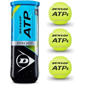 DUNLOP ATP Super Premium Extra Duty Tennis Ball Can - 3 Ball Cans (24 Cans - 1 Case) in Saudi Arabia