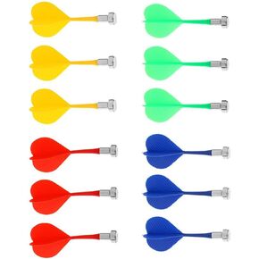 12 Pcs Magnetic Darts 4 Colors Plastic Darts in Kuwait