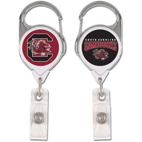 Wincraft NCAA South Carolina Fighting Gamecocks Badge HolderPremium Retractable Badge Holder, Team Colors, One Size
